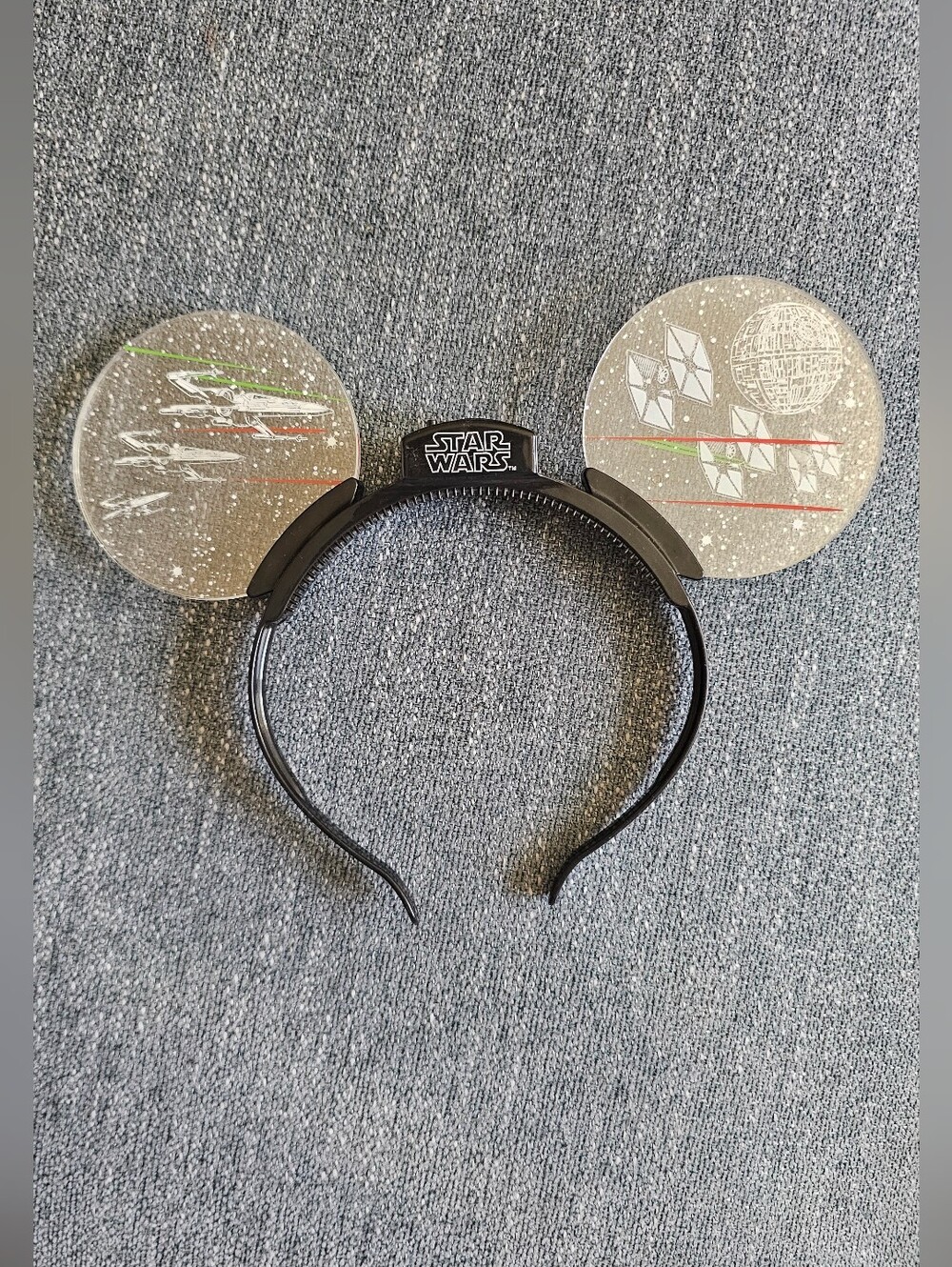 Disney Parks Star Wars Light Up X-Wing TIE Fighter Mouse Ears